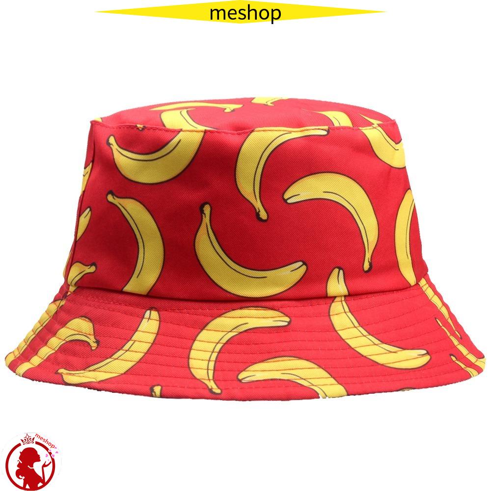 Nón Tai Bèo Chống Nắng In Họa Tiết Trái Cây Size Lớn Thời Trang Mùa Hè