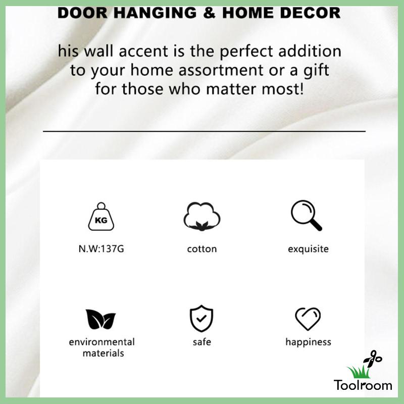 Thảm Treo Tường Phối Tua Rua Phong Cách Boho Độc Đáo Trang Trí Nhà Cửa