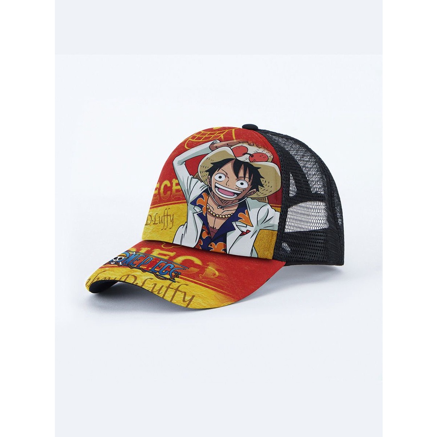 Mũ Lưỡi Trai Chống Nắng Họa Tiết Hoạt Hình One Piece Độc Đáo