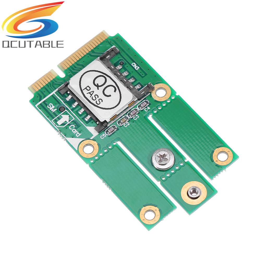 Thẻ Chuyển Đổi M.2 NGFF B Key Sang Mini PCI-E Kèm Khe SIM