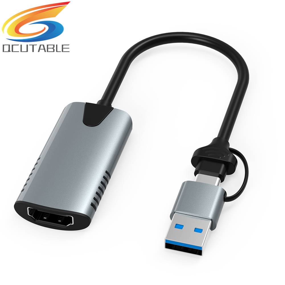 Bộ Chuyển Đổi Thẻ Video USB A Type-C HDMI Sang USB HD Chất Lượng Cao