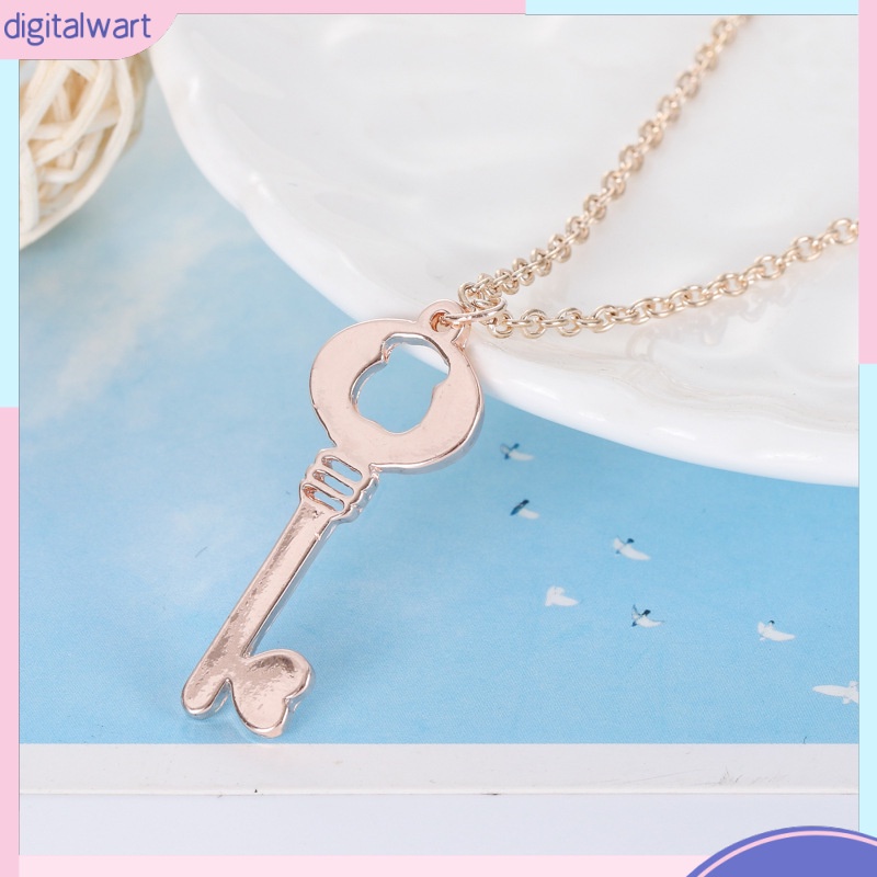 Vòng cổ Xích Mặt Hình Trái Tim / Gấu Dễ Thương Cho Nữ