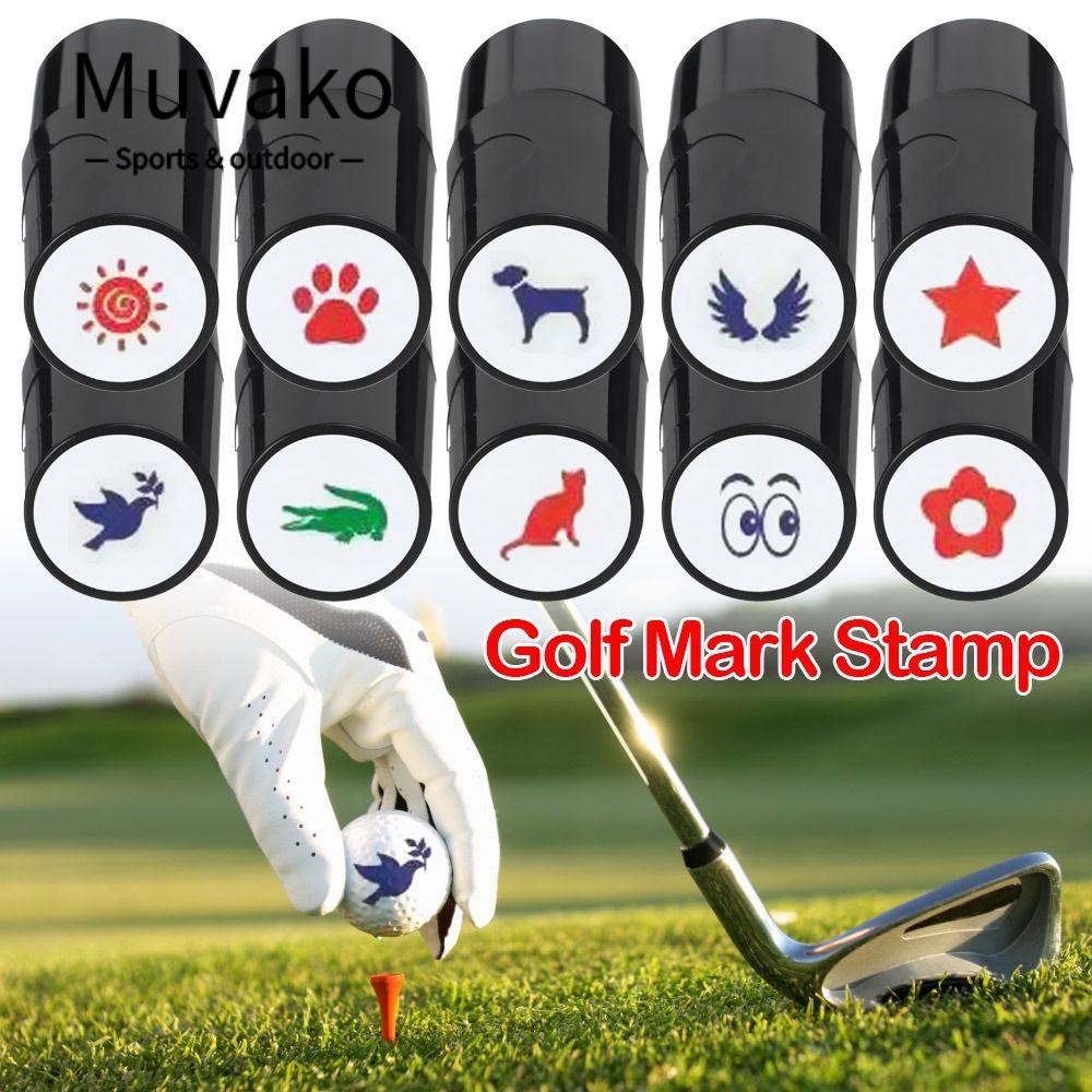 MUVAKO Dụng Cụ Đánh Dấu Bóng Golf Bằng Nhựa Nhanh Khô Chất Lượng Cao