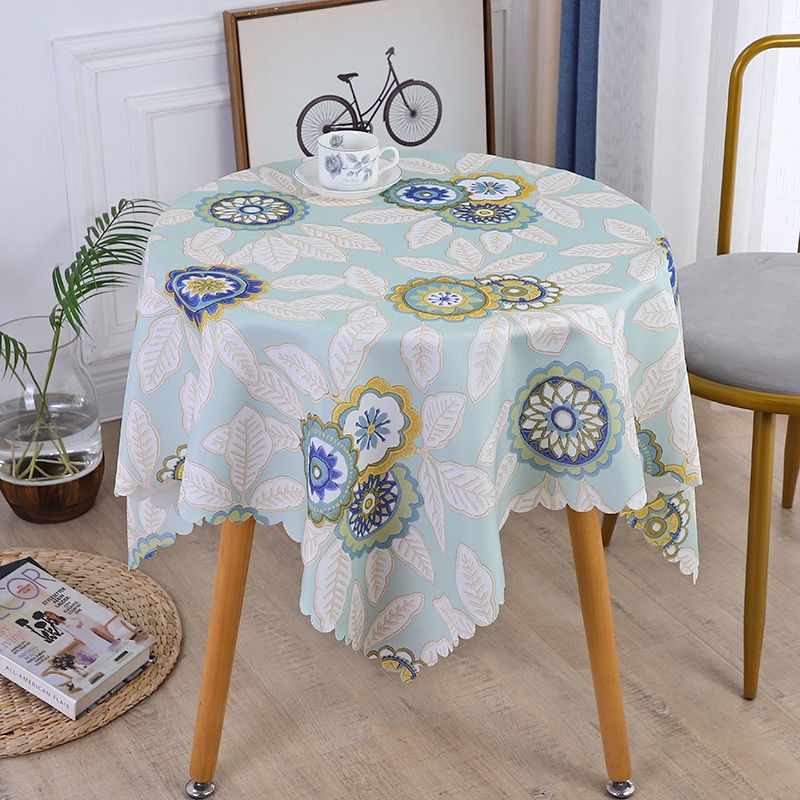 Khăn Trải Bàn Hình Vuông / Tròn / Chữ Nhật Trang Trí Phòng Khách