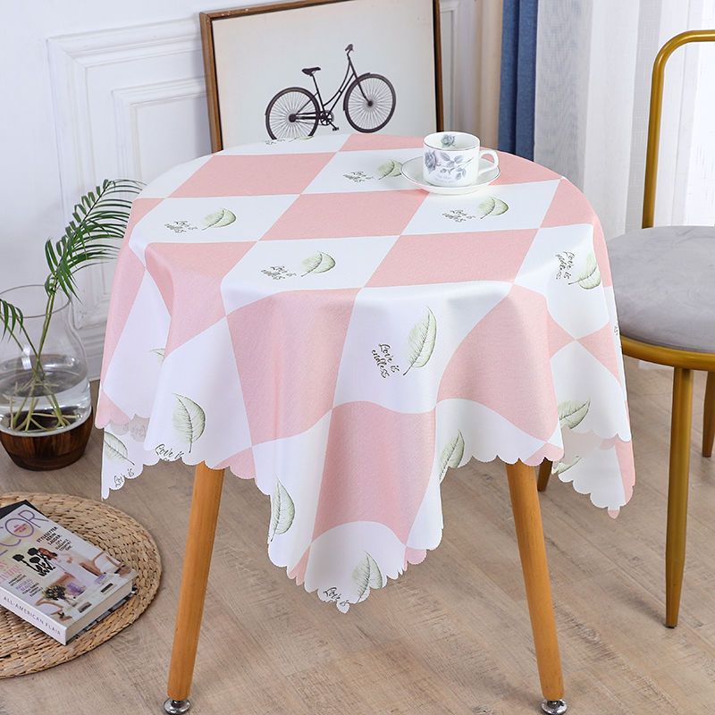 Khăn Trải Bàn Hình Vuông / Tròn / Chữ Nhật Trang Trí Phòng Khách