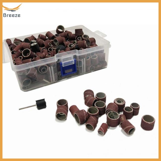 Bộ 384 Cái Gồm 360 Miếng Nhám Đánh Bóng Móng Tay Và 24 Đầu Mài