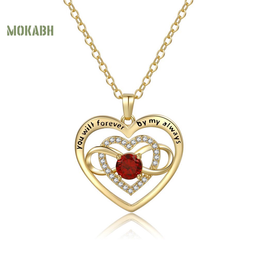 Vòng cổ Mặt Trái Tim Đính Đá Thời Trang Dành Cho Nữ