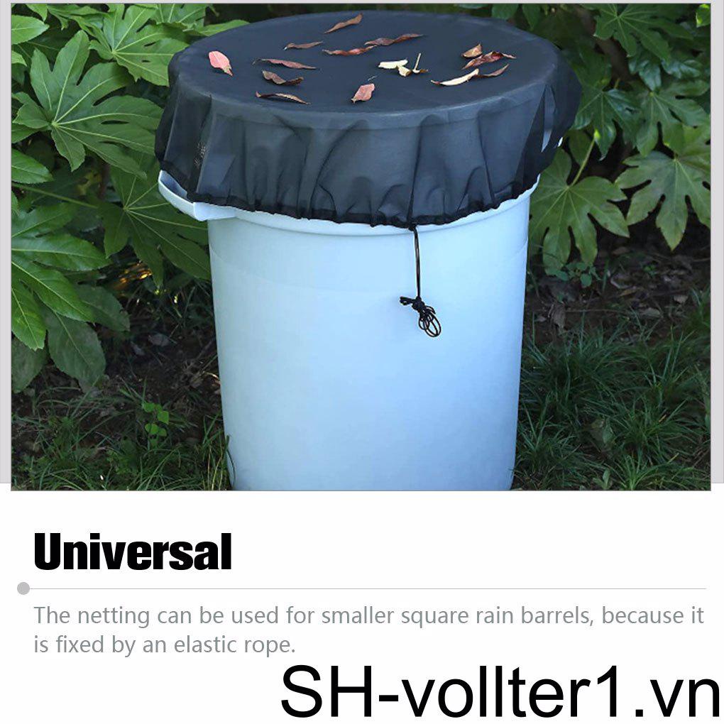 Vỏ Lưới Bọc Thùng Nước Mưa Ngoài Trời Có Dây Rút Tiện Dụng