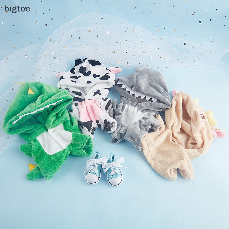 Bộ Đồ Ngủ Liền Thân Hình Khủng Long 20cm Dành Cho Búp Bê