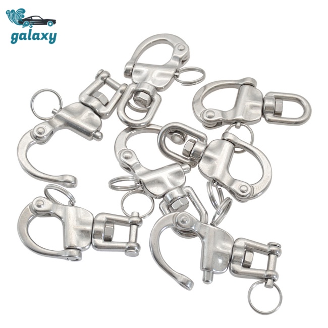 Móc Khóa Xoay 360 Độ galaxy 70mm Bằng Thép Không Gỉ 316 Tháo Gỡ Nhanh