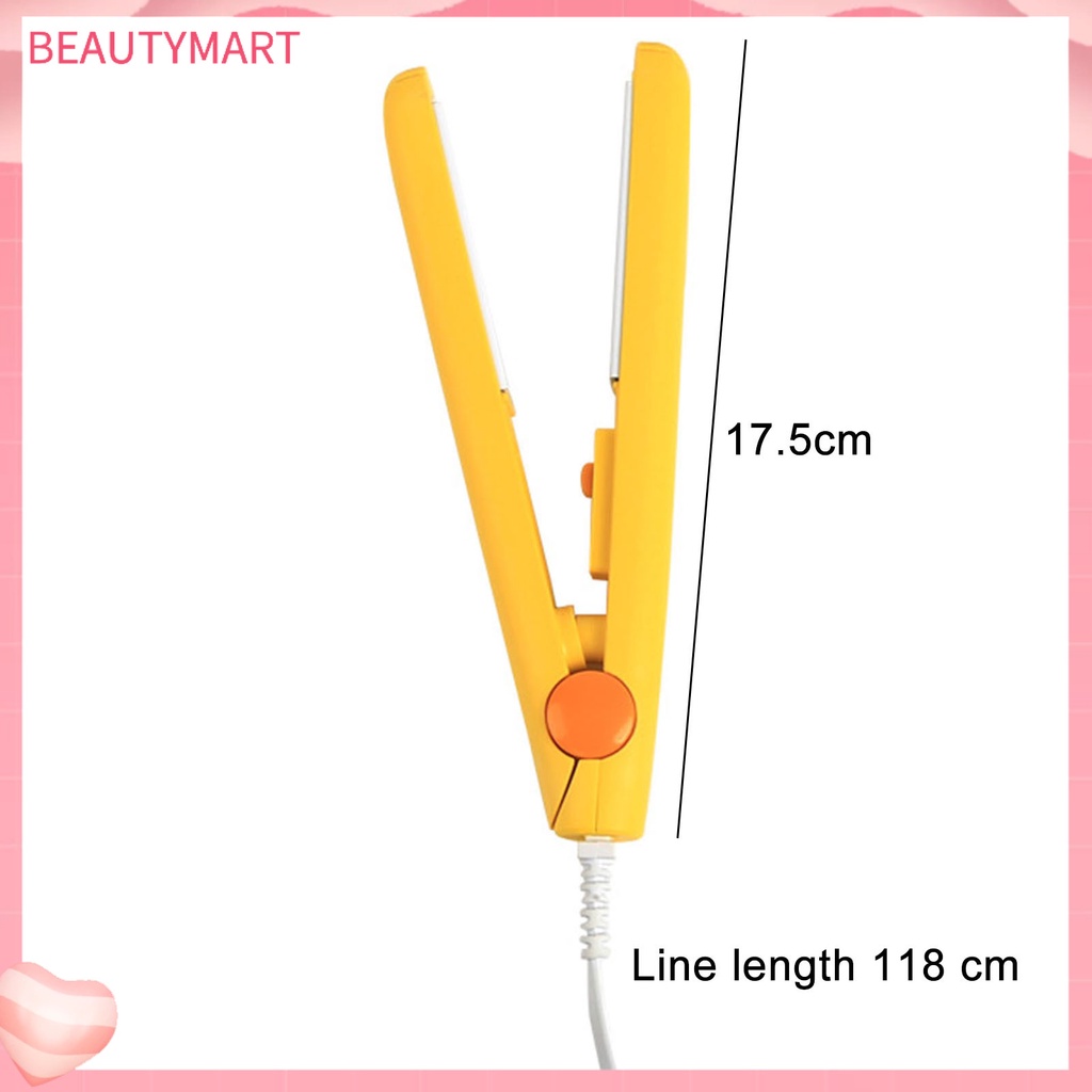 Máy Duỗi / Uốn / Duỗi Tóc Tráng Men Mini Nhanh Chóng Dễ Sử Dụng