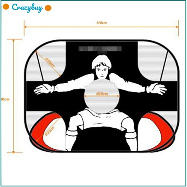 Cr Lưới Luyện Tập Đá Banh Bằng Vải Oxford 210d Gấp Gọn Được Cho Trẻ Em