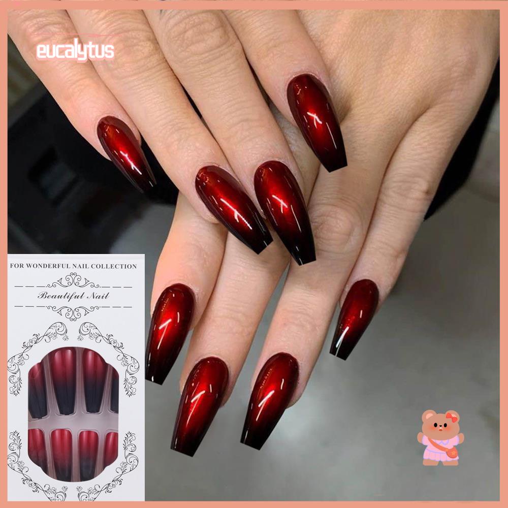 EUTUS Bộ Móng Tay Giả Thời Trang Cho Nữ