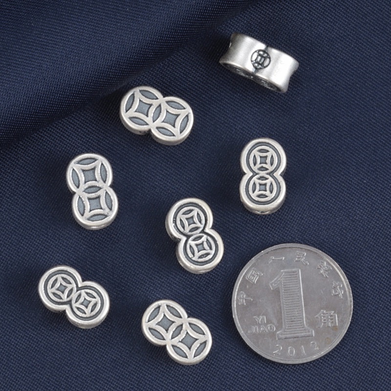 GIÁ SỈ  [BẠC] Charm bạc 3D kim tiền bạc - PH691 [Hàng loại 1 - SIÊU ĐẸP]