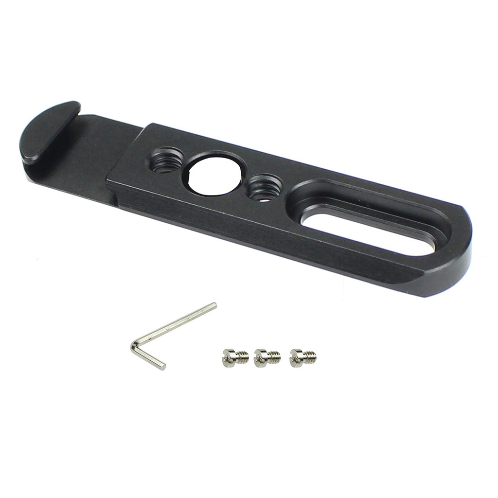 Camera BGNing Phát hành nhanh Đường ray an toàn Giày lạnh Hotshoe Mount với vít 1 / 4 '' Inch cho tay cầm Nato EVF Phụ kiện lồng DSLR