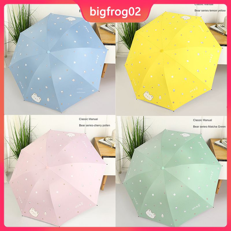 Dù Gấp Gọn Chống Tia UV Chống Mưa Nắng Tiện Dụng Cho Nữ