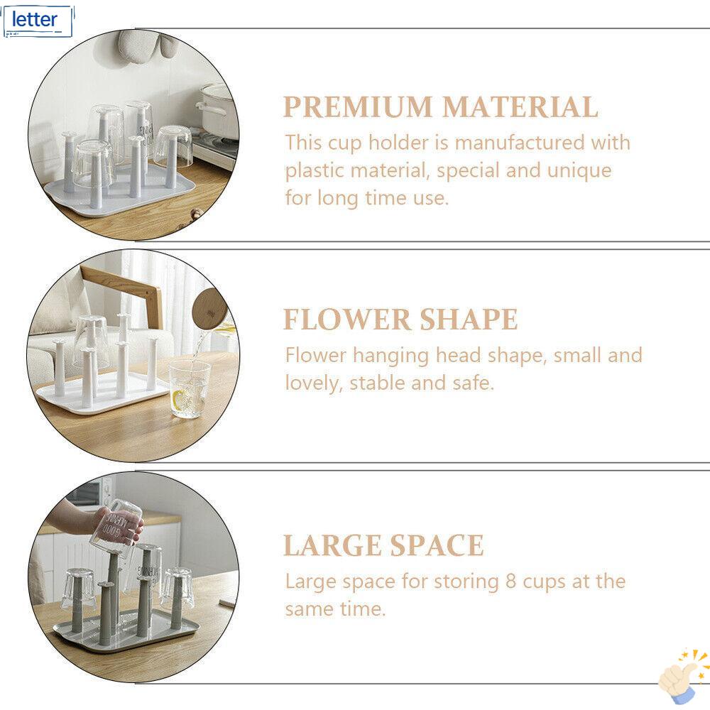 LET Giá Đỡ Úp Ly Ráo Nước Để Bàn Trang Trí