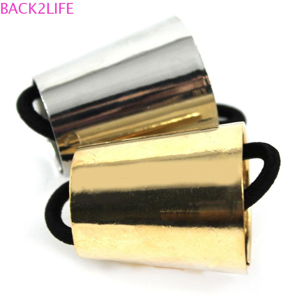 BACK2LIFE Kẹp Tóc Đuôi Ngựa Co Giãn Phong Cách Gothic Thời Trang