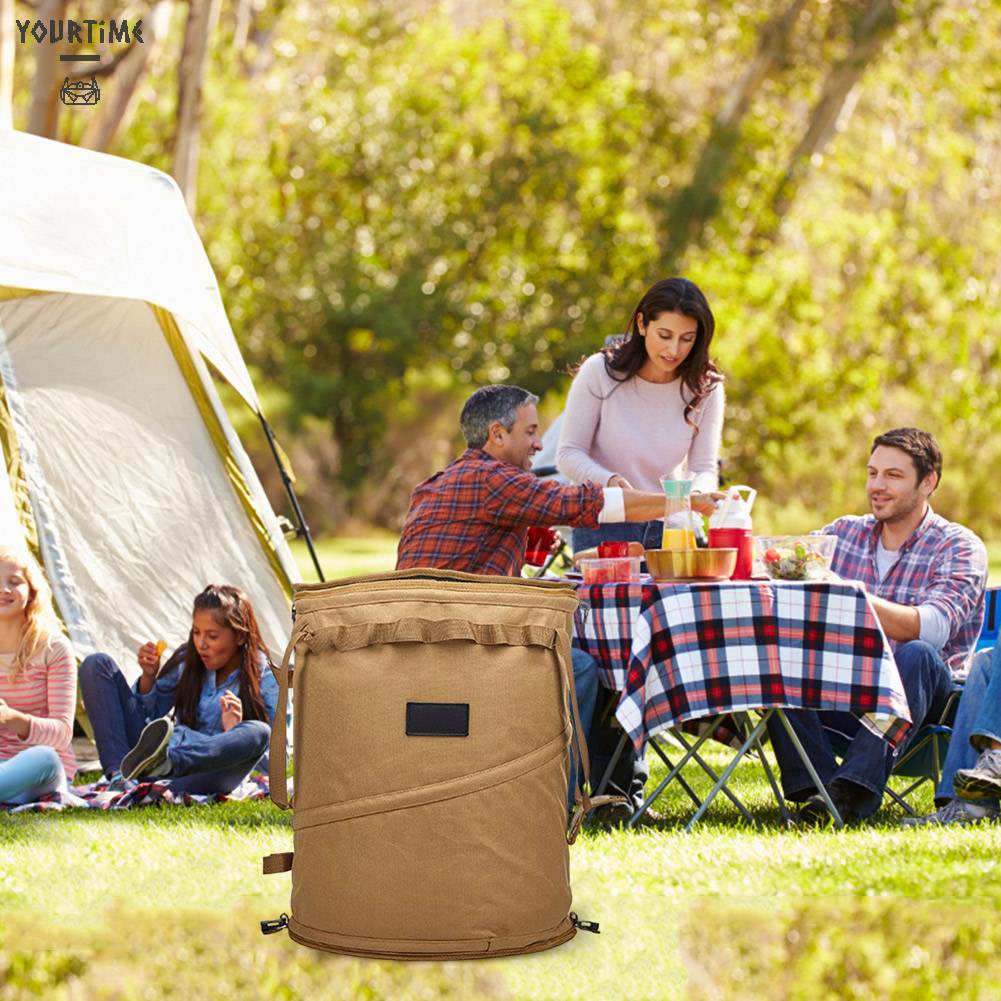 Túi Đựng Rác Chống Thấm Nước Có Thể Gấp Gọn Tiện Dụng Khi Đi Cắm Trại