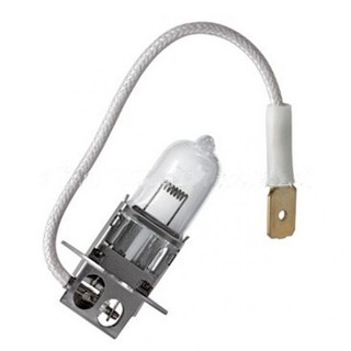 Đèn pha xe máy xúc hitachi 12v55w h3 24v100w kèm dây