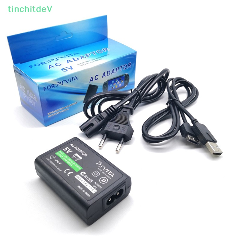 Củ Sạc Nguồn AC Có Dây Cáp USB Cho PlayStation PSVITA PSV 1000 PSV1000 EU / US