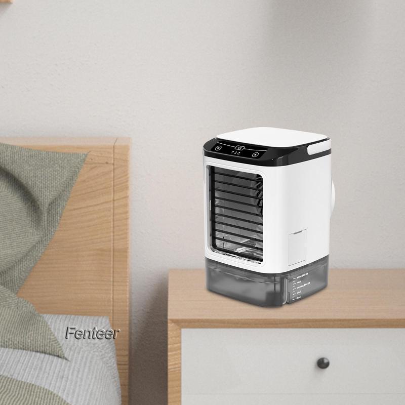 Quạt Làm Mát Mini 2 Chế Độ Phun Sương Không Có Hộp Đá