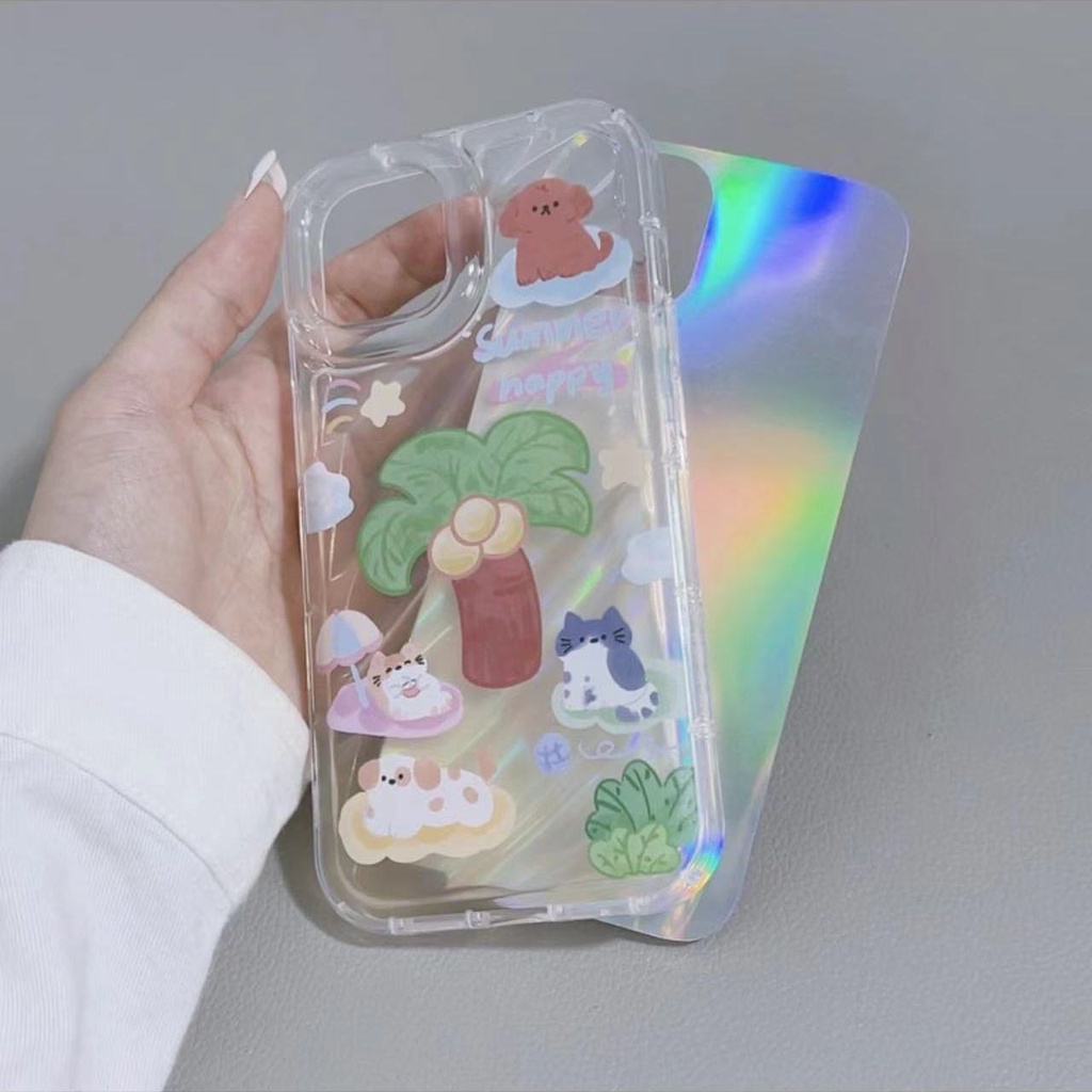 Ốp Điện Thoại Mềm Trong Suốt In Hình Cún Bơi Lội Dễ Thương Cho Iphone XR XiPhone12PRO147PLUS8 / Apple ADH5