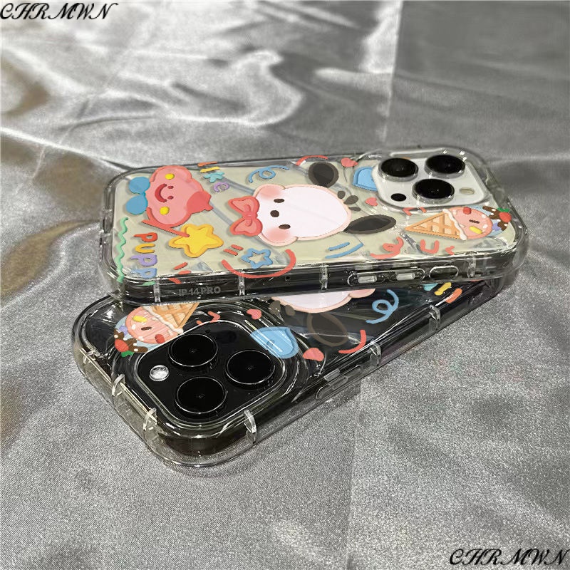 Ốp Điện Thoại Mềm Trong Suốt Họa Tiết Cún Pacha / / 8 Dễ Thương Cho Iphone 13127plus xr 11iPhone14promax / 13127plus AY3P