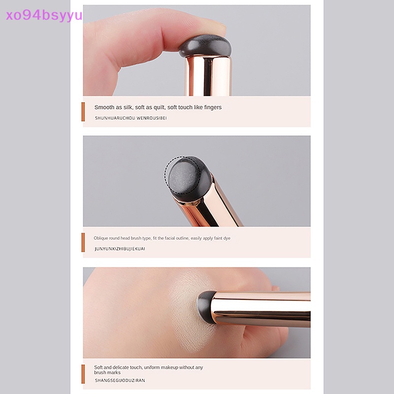 Cọ Trang Điểm Xo94Bsyu Đầu Tròn Bằng Silicon Mềm Nhỏ Gọn Tiện Dụng
