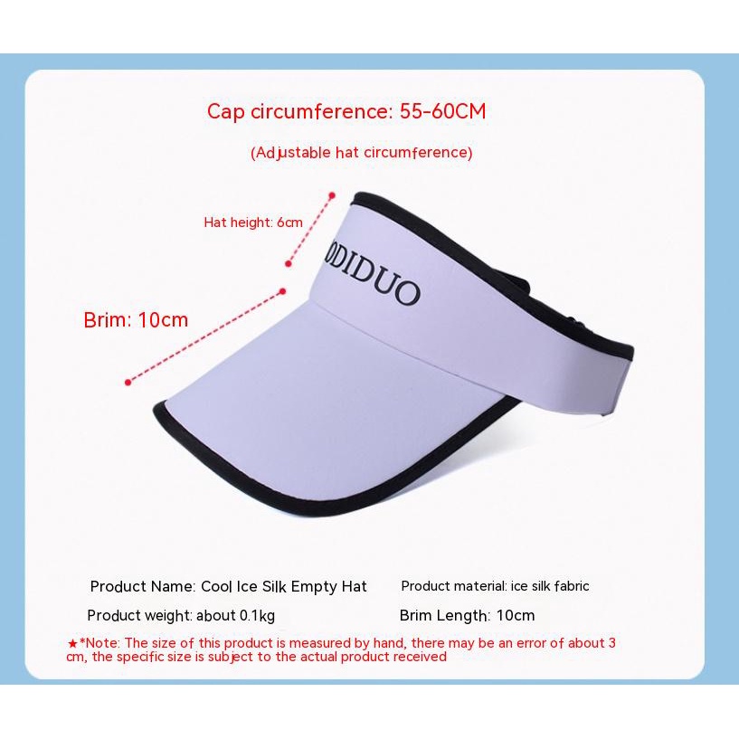 Mũ Lưỡi Trai Chống Nắng UPF50 Thiết Kế Đơn Giản Dễ Phối Đồ