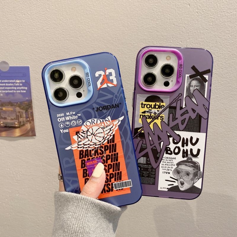 Ốp Điện Thoại Cứng In Logo Jordan Cho iPhone 14 / 13 / 12 Pro max / 13Pro / 12Pro / 12 / iPhone 11 / 14 Pro max