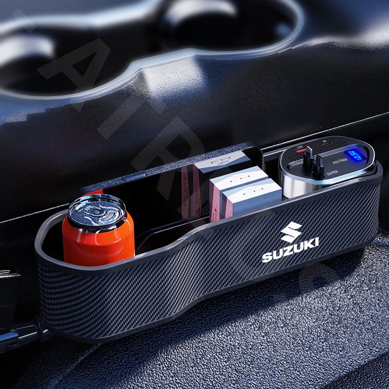 Túi Đựng Đồ Gắn Khe Hở Ghế Ngồi Xe Hơi Suzuki ERTIGA XL7 Swift SX4 Scross Jimny Grand Vitara Brezza Ignis Wagon R