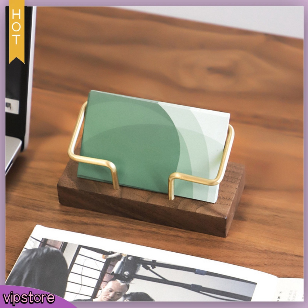 &lt;VIP&gt; Giá Đỡ Danh Thiếp Bằng Gỗ Không Biến Dạng Tiện Dụng