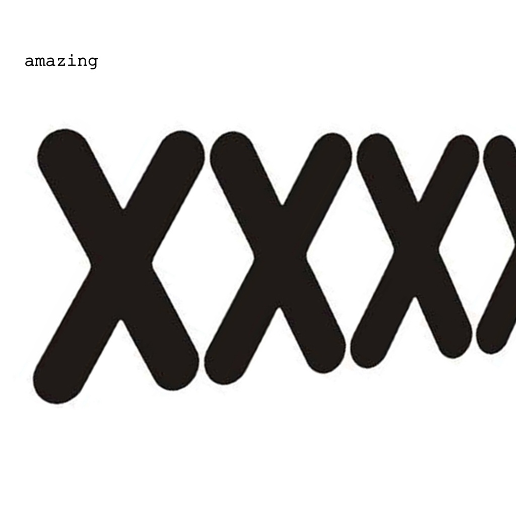 Bộ 6 Miếng Dán Chữ X Chống Bụi Bằng PET Cho Xe Hơi Xe Tải