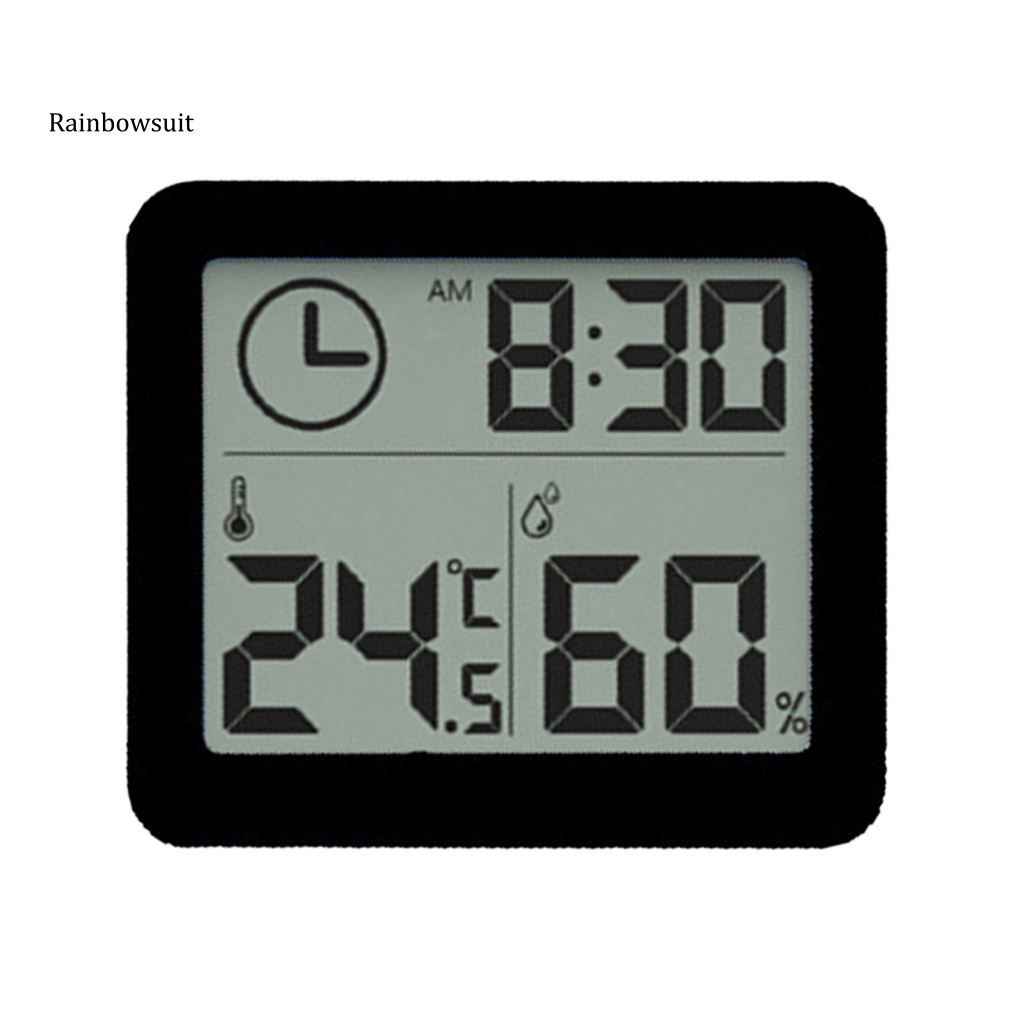 Đồng Hồ Đo Nhiệt Độ Và Độ Ẩm Màn Hình LED Kỹ Thuật Số Độ Chính Xác Cao Đa Năng Dùng Trong Nhà / Ngoài Trời