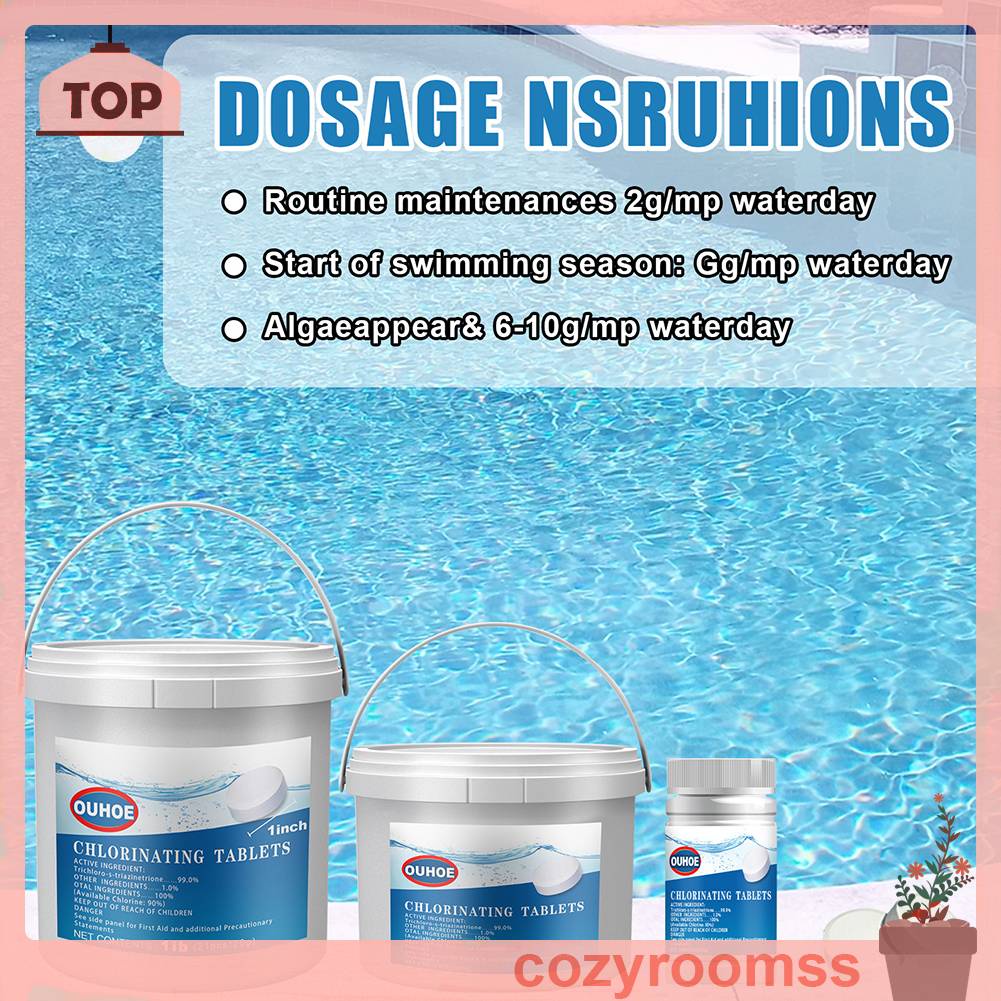 Viên Nén Sủi Bọt 1LB 100g 300g Chuyên Dụng Cho Bể Bơi / Công Viên / Spa