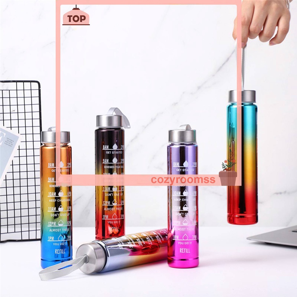 Bình Nước Thể Thao 280 + 900 + 2000ML Bằng Nhựa Có Ống Hút Tiện Dụng