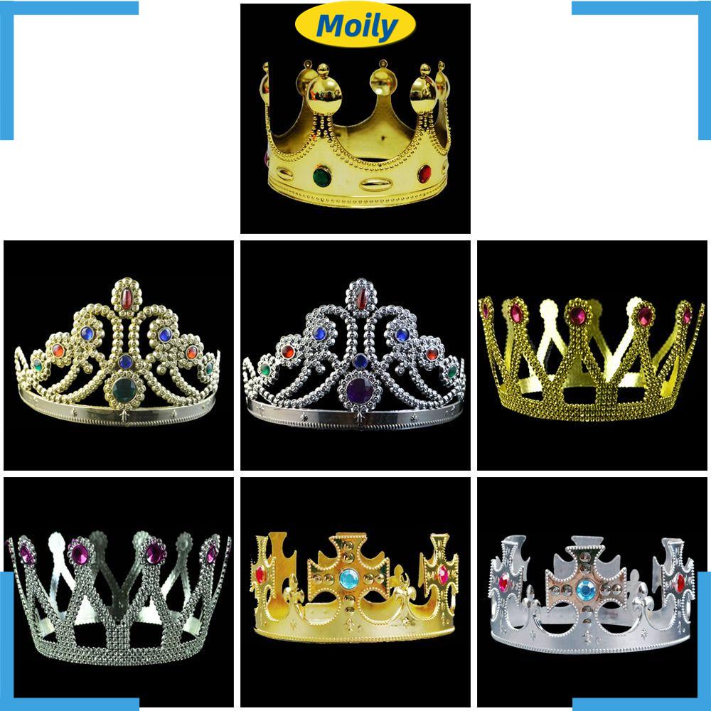 MOILYVN Phụ Kiện Cài Tóc Hình Vương Miện Thời Trang Halloween