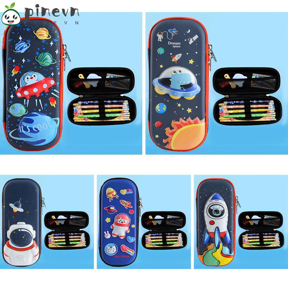 PINEVN Hộp Đựng Bút 3D Bằng EVA Chống Thấm Nước Kích Thước Lớn Dễ Thương Xinh Xắn