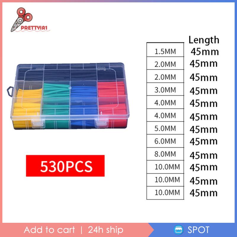 Set 530 Ống Co Nhiệt Nhiều Màu Sắc