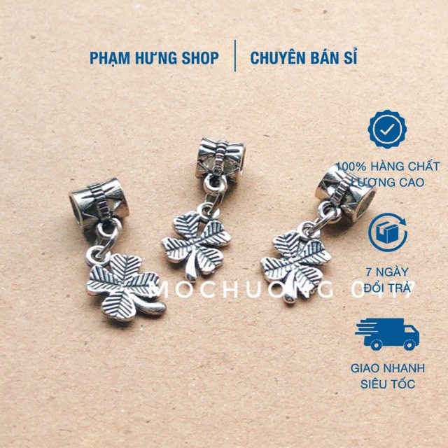 Charm treo cỏ 4 lá - PL159 (HOT)