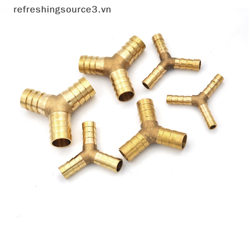 {REFRE3} Đầu Nối Chia Ống Nhiên Liệu Khí Làm Mới 3.vn} Bằng Đồng Thau &quot;Y&quot;