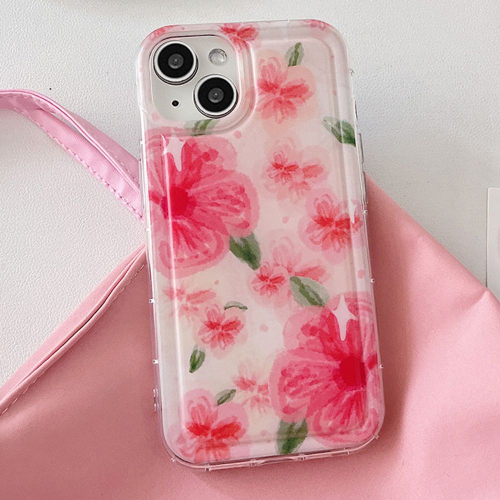 Ốp Điện Thoại TPU Mềm Chống Sốc Chống Dấu Vân Tay In Họa Tiết Graffiti Hàn Quốc Cho IPhone 14 13 12 11 Pro Max X XR 8 7 Plus