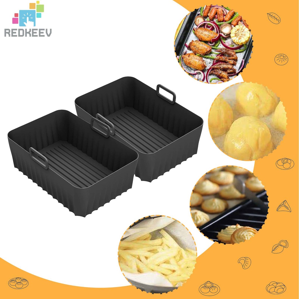 Bộ 2 Miếng Silicone Chống Dính Dùng Chiên Không Dầu