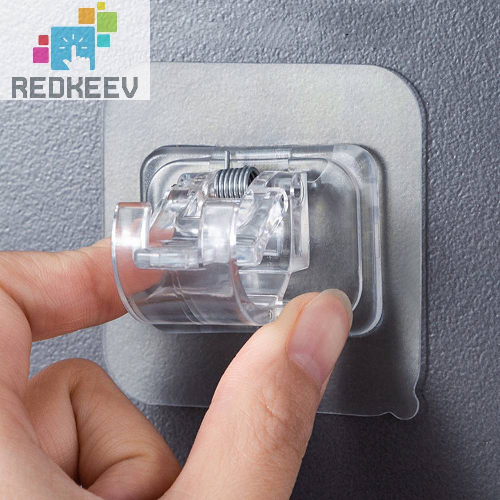 Bộ 2 Móc Treo Rèm Cửa Kính Chống Thấm Nước Không Cần Đục Lỗ