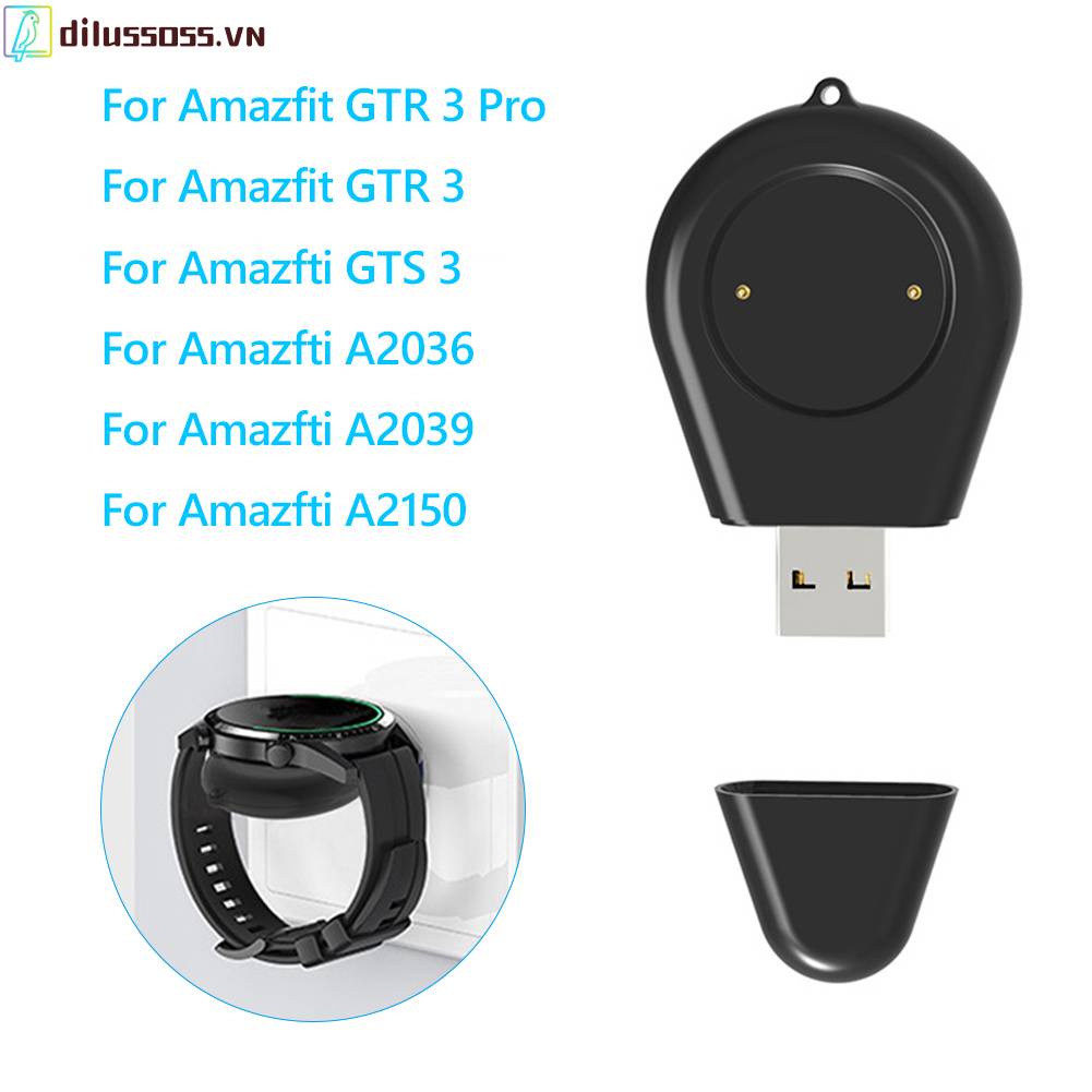 Đế Sạc USB Mini Cho Đồng Hồ Thông Minh Amazfit GTR 3 Pro / GTR 3 / GTS 3