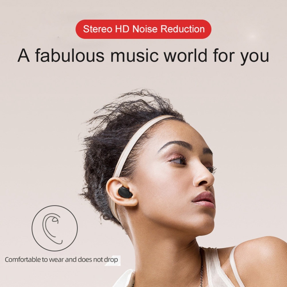 Vitog Airdots A6S Bluetooth 5.0 Noise Canceling Wireless In-Ear Headphones For Xiaomi Redmi Huawei Samsung Phones