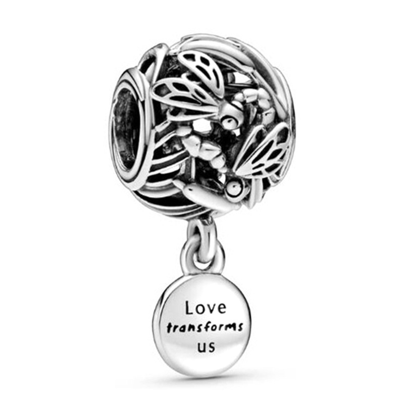 Hạt Charm Màu Bạc Thời Trang Dành Cho Nữ