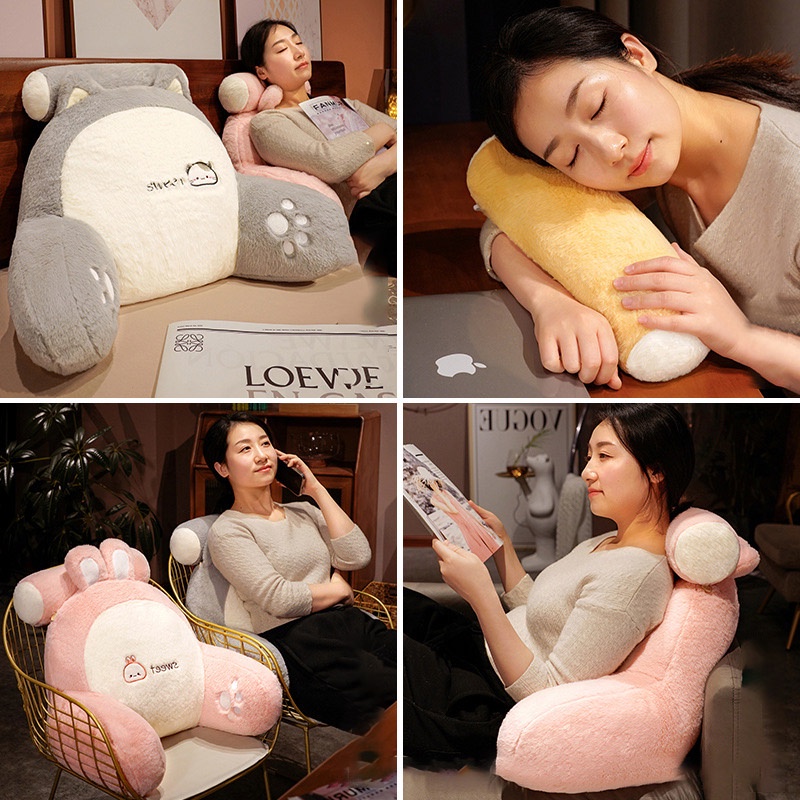 Gối Tựa Lưng Ghế sofa Hình Hello Kitty Dễ Thương