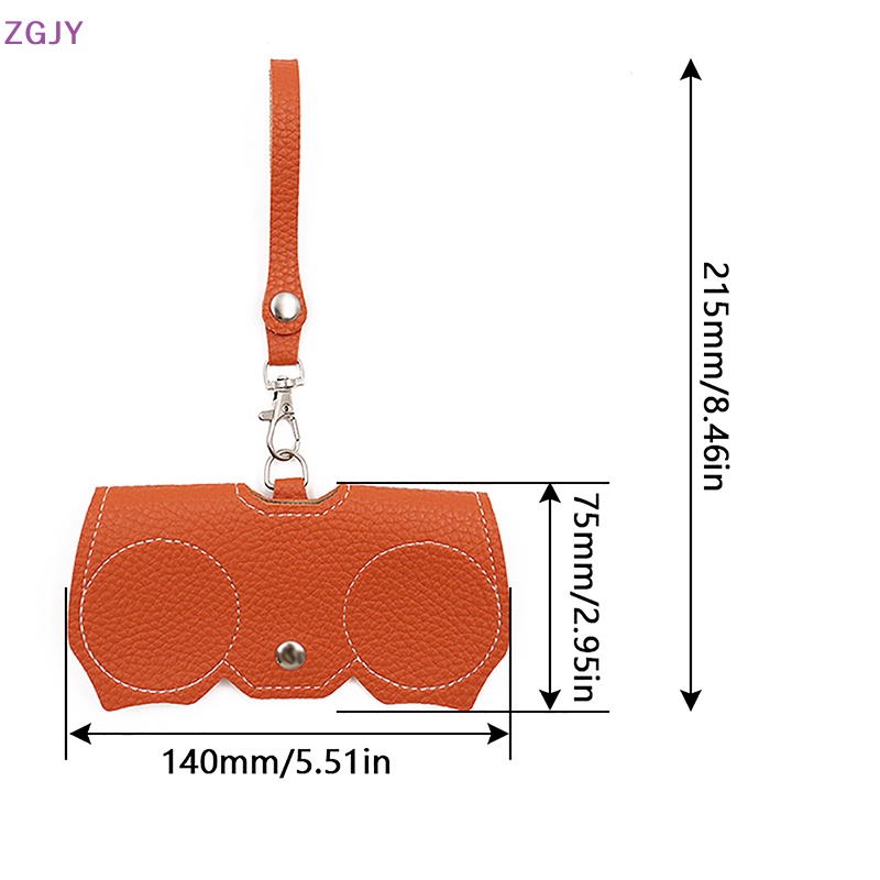 Túi Da PU Đựng Mắt Kính Chống Áp Lực Tiện Lợi ZGJY 2023 Mới